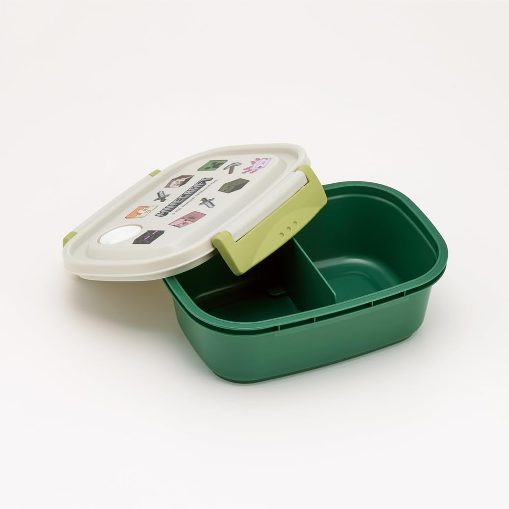 Skater Easy Light Bento Sealable Storage Minecraft Explore Made in & Box, Medium, 550ml, Microwaveable, Container, More, Japan, XPM4-A
