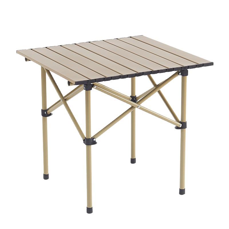 Portable Folding Outdoor Camping Table – Egg Roll Design for Picnic and Barbecue.
