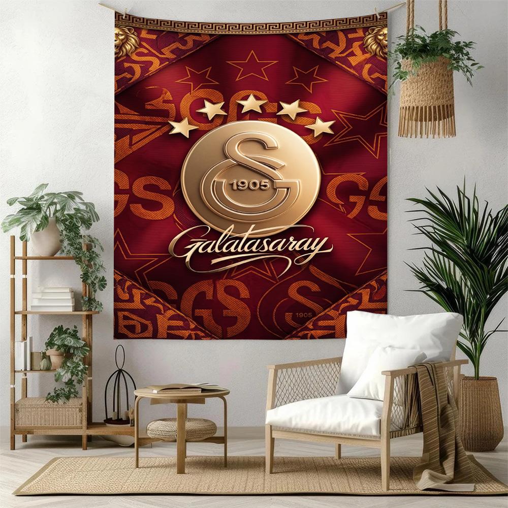 Galatasaray Wall Decor Tapestry Art For Pet Memorial Birthdaywedding Party Backdrop Family Gift