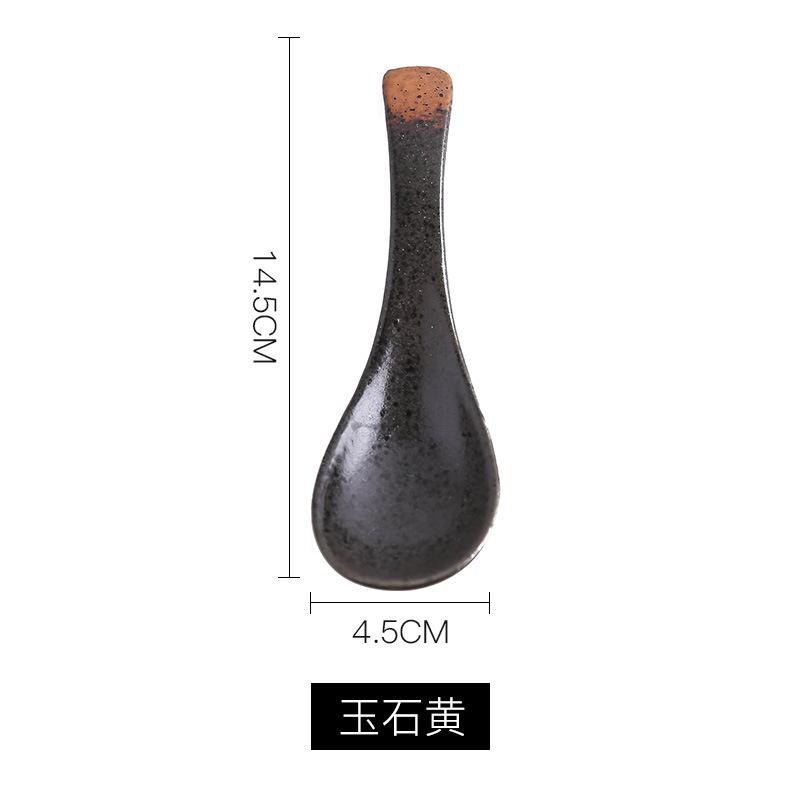 1Pc Ceramic Spoons, Hotel Restaurant Tableware