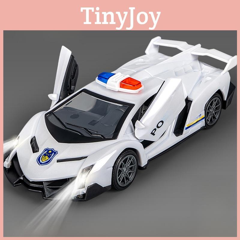 Trägheits-Polizeiauto-Modell mit Licht und Ton für Kinderspielzimmer