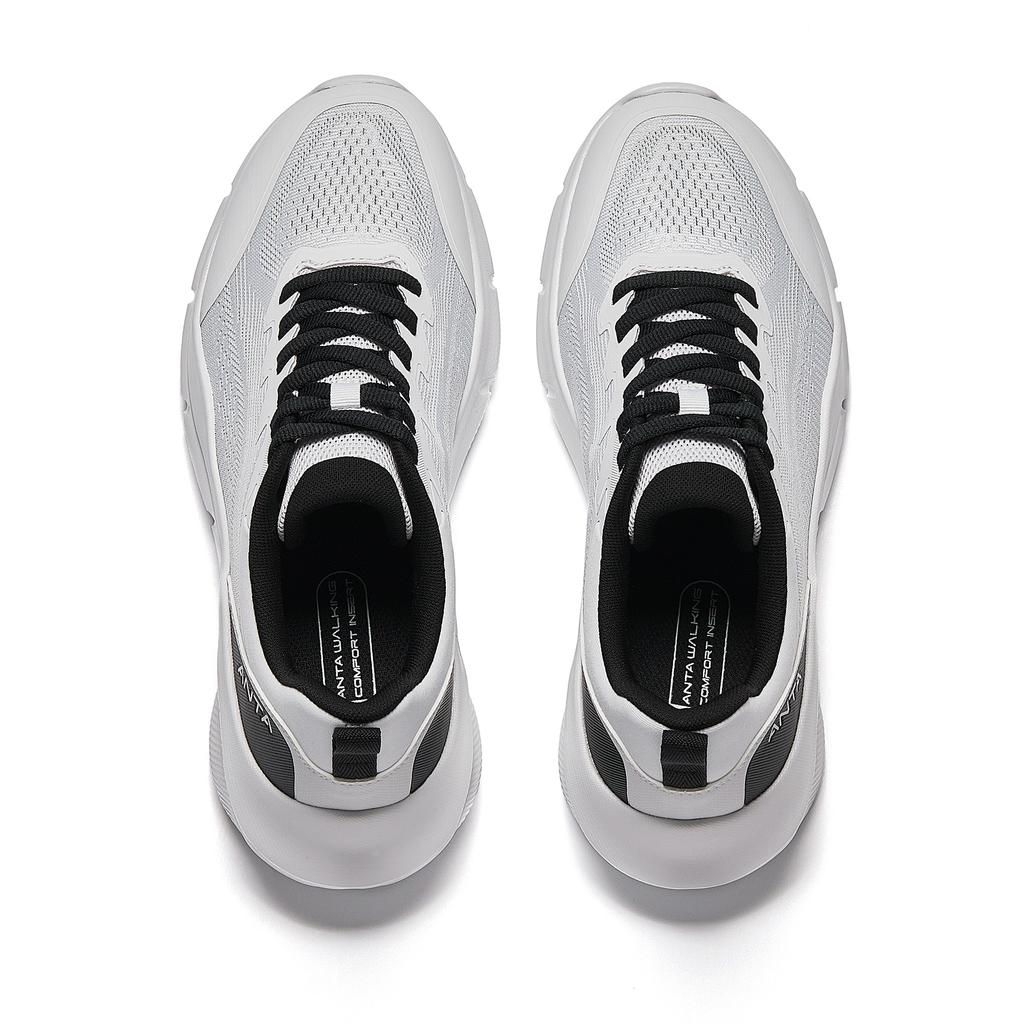 Anta Cushioning Breathable Low top Casual Running Shoes Men's Gray Black 912527751-2