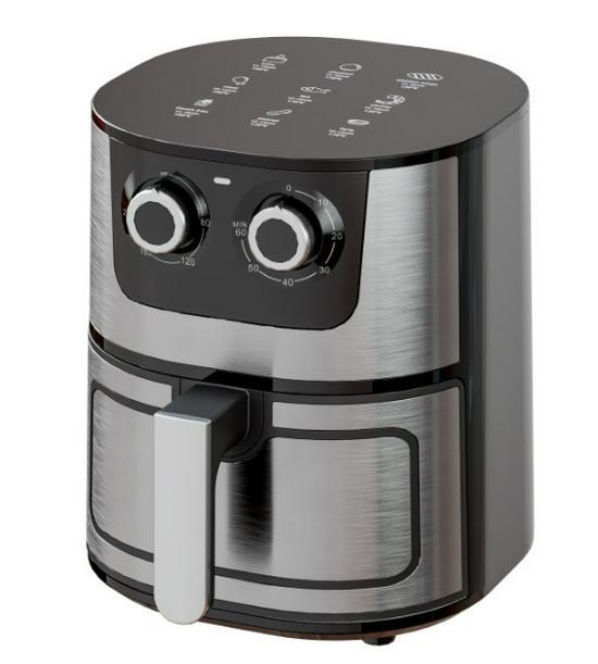 Stainless Steel Large Capacity Oil-Free Air Fryer: New Multifunctional Electric Model