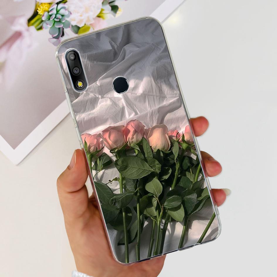 Pouzdro na telefon pro Asus Zenfone Max Pro M2 ZB631KL ZB633KL ZB630KL Pouzdra Silikonové Měkké Průhledné Kryt pro Asus X01BDA X01AD X01BD Funda