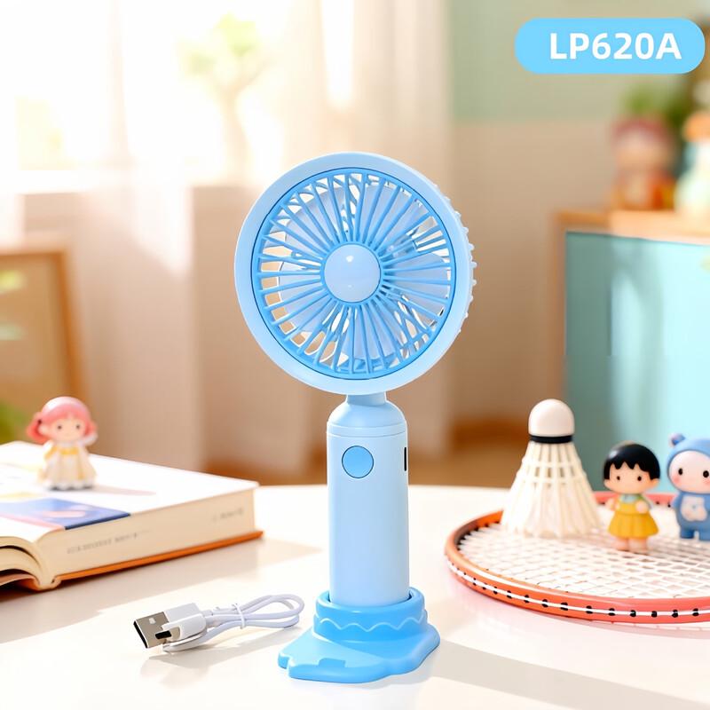 LINGPAN Mini USB Rechargeable Handheld Fan - 5-Pack