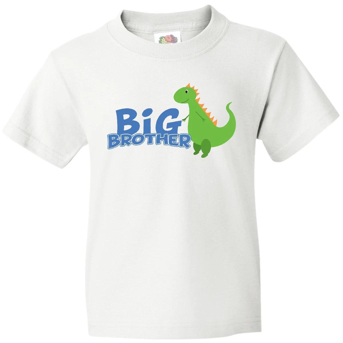 Inktastic Big Brother Green Dinosaur Youth kids boys T-Shirt Sibling Gift New Dino Tee 160