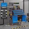 Compact Mobile Tool Cart: Multifunctional Storage Cabinet & Trolley for Workshop