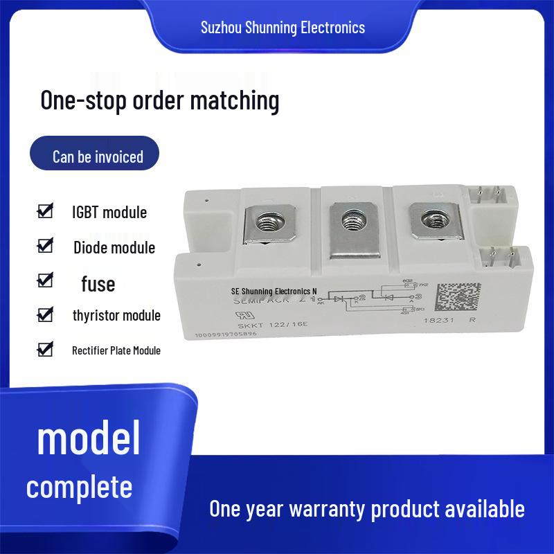 SKKT122-16E Thyristor Module - In Stock, Fast Shipping, Quality Assured
