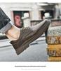 Men's Leather Outdoor Work & Hiking Casual Boots - Low-Top, Big Head Martin Style, Ideal for Spring & Autumn