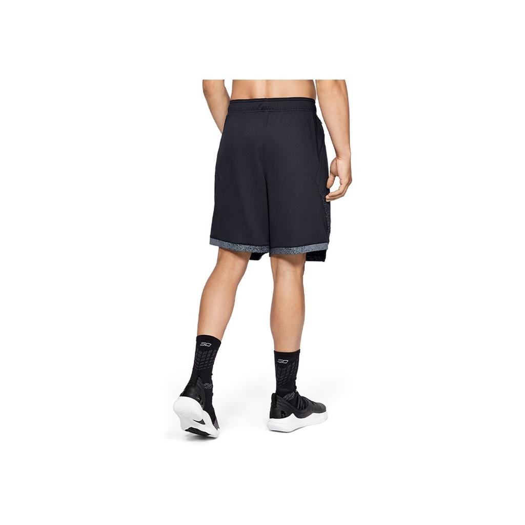 Under Armour Casual Sports Printed Shorts Men shorts Black 1326704-001