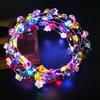 Party Vacation Hairband LED Light Flower Crowns Beach Headband Glowing Wreath Wreath Headband