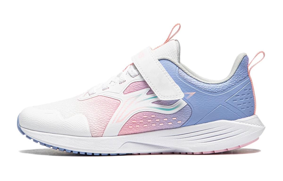 Li Ning YOUNG Удобные Нескользящие Амортизирующие Низкие Детские Беговые Кроссовки Бело-Розовые Подростковые YKFU070-2 34