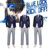 Blue Lock Cosplay Suit Isagi Yoichi School Uniforms Coat Tie Shirt Pants Costume