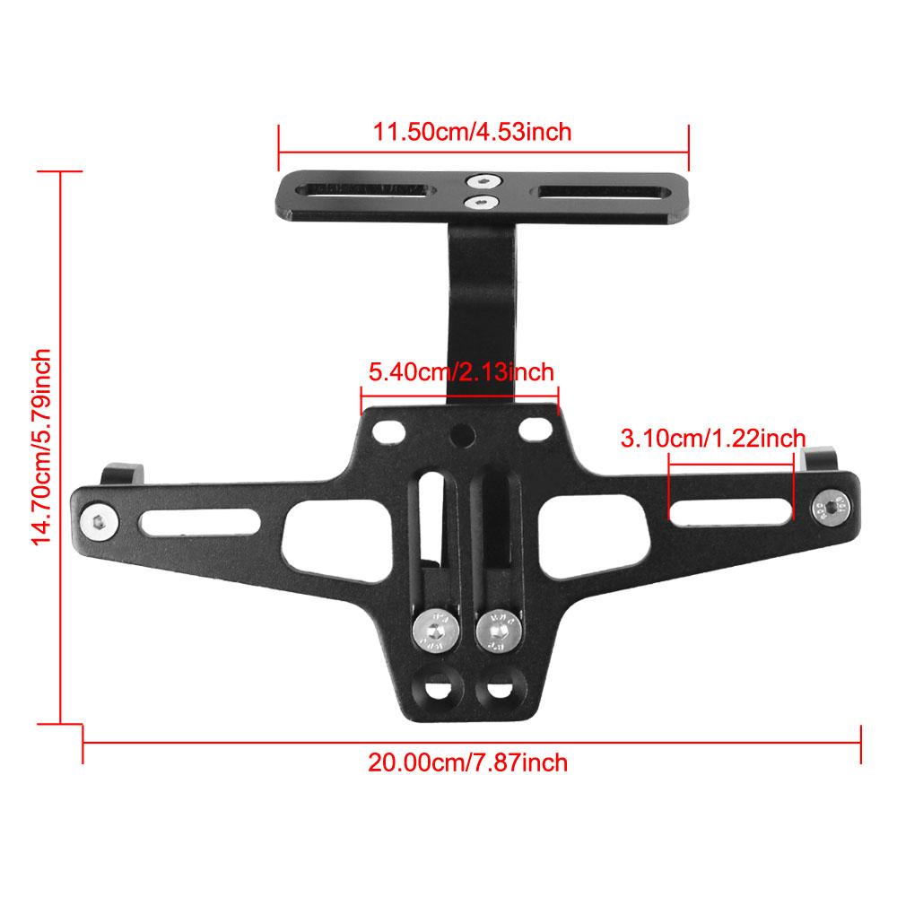 Motorcycle Accessories Rear Turn Signal Lamp Holder Motorcycle License Number Plate Bracket Universal LED Light CNC Aluminum Fender Eliminator Kits
