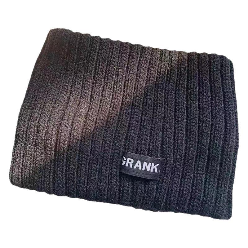 Autumn & Winter Women's Fashion Headscarf & Knitted Hairband Set