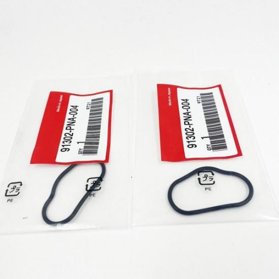 2x Pro Honda 2003-15 Kryt rozvodů motoru Pouzdro řetězu O-kroužkové těsnění 91302-PNA-004