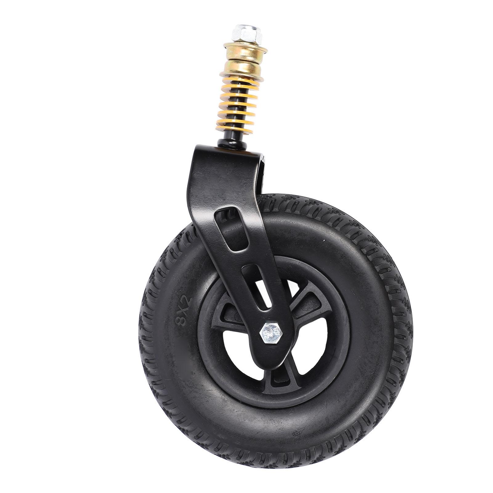Vestidos 8 Inch Wheelchair Front Wheel Smoother Use Sturdy Universal Solid Wheelchair Front Caster Replacement For Walker
