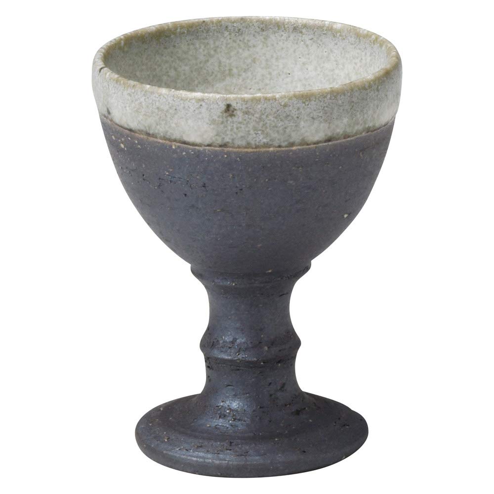 Кружка высокая Marui Seito Shigaraki Ware Hechimon, Нефритовая глазурь с эффектом печной смены, MR-3-3150