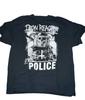 T-shirt Iron Reagan Police Nera Scheletro 100% Cotone Unisex S-5XL UB123