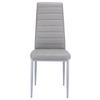6 X VERUM Chair, Gray Eco-leather