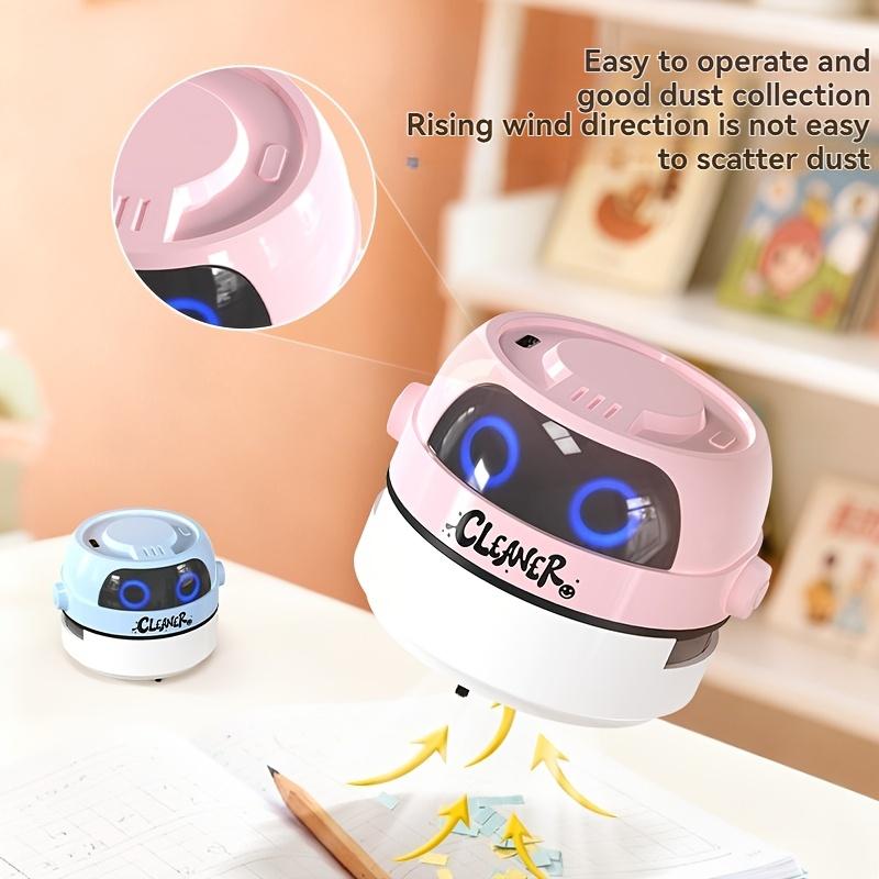 Mini Desktop Vacuum Cleaner Portable Table Crumb Sweeper Battery Operated Pencil Eraser Dust Keyboard Vacuum Cleaner
