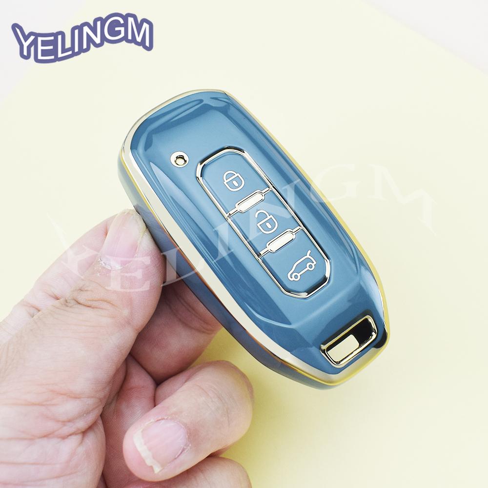 Shell Fob Tpu For Ford Territory Ev Protector Car Smart Remote Key Cover Case Bag Holder Accessories