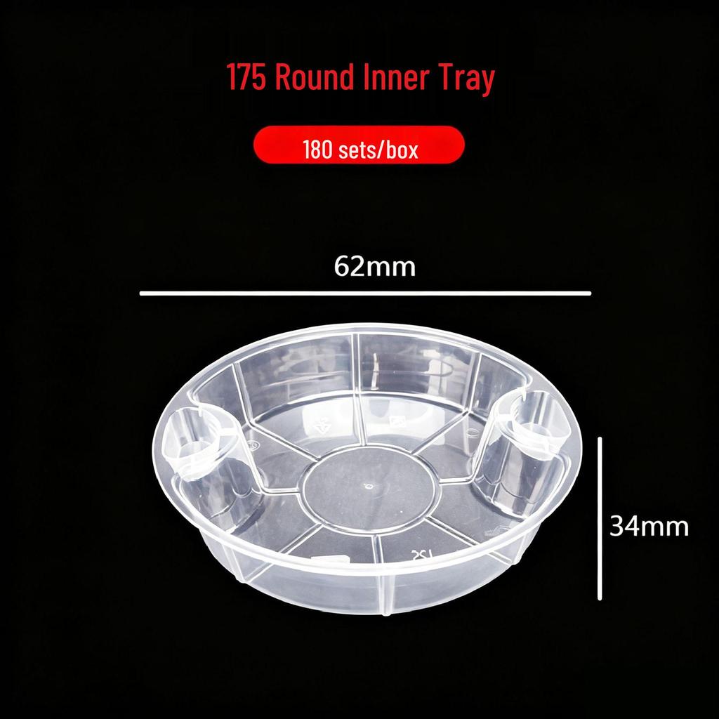 Transparent Disposable Bento Box with Lid for Takeaway - Ideal for Liangpi, Braised Snacks, & More
