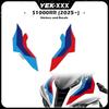 BMW S1000RR Front Fairing Sticker, Head Shell Decal, Motorcycle Fairing Graphics, Sportbike Head Cowl Sticker, 2025 S1000RR Modification Decal