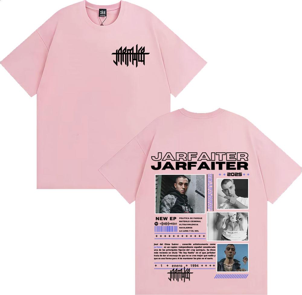 Rapper Jarfaiter Album Tour 2025 Cover Tshirt Unisex Women Harajuku Fashion Hip Hop Pop Music T Shirts Vintage 100 Cotton T Shirt