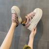 Small Women's Shoes In the Summer of 2025 New Thick-soled Wedge Heel Muffin Heel Women's Shoes Inner Height Increase Heel Casual Shoes Women's Tide