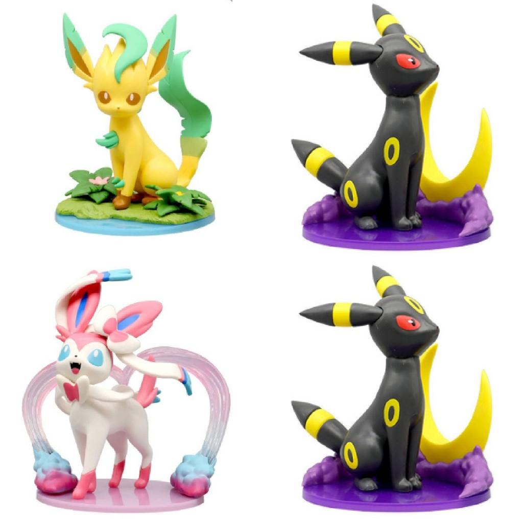 Exquisite Pvc Model Figurine Of Fairy Eevee With Moonlight And Leaf Designs For Collectors
