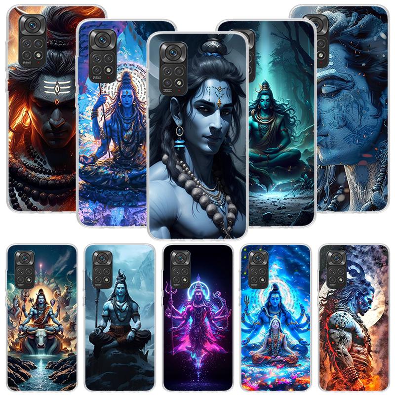 Lord Shiva Hindu God Buddha India Phone Case For Xiaomi Redmi Note 15 14 13 12S 12 Pro Plus 11S 11E 11 11T 10S 10 Art Soft Patte