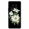 Phone Case For Honor Magic8 5G Soft TPU Black Silicone Cover For Honor Magic 8 2025 Case Coque Cartoon Flowers Protective Funda