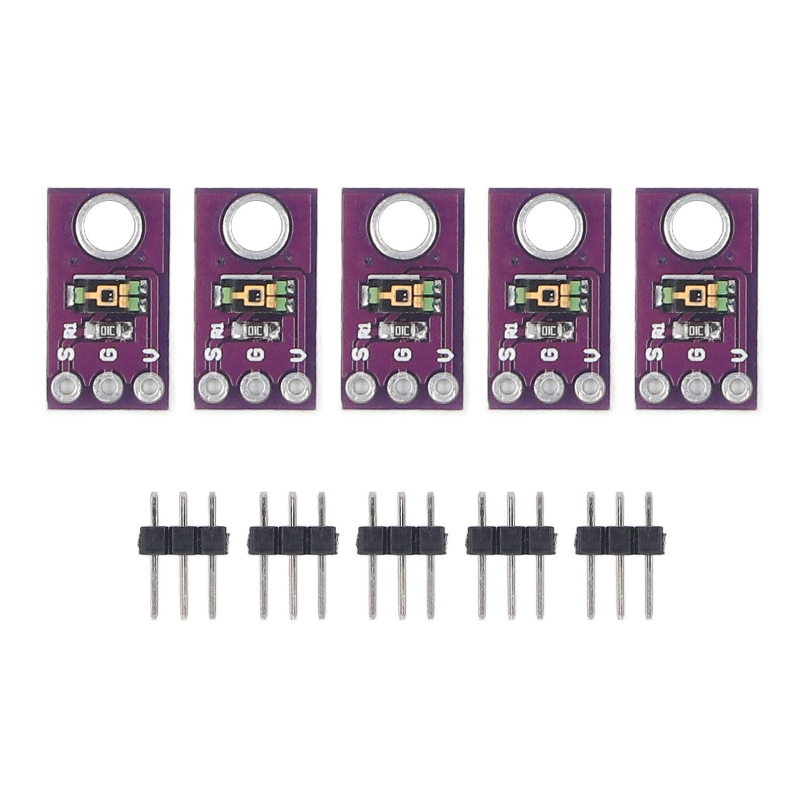 

5Pcs Ambient Light Sensor Module TEMT6000 Intensity Detection Block Smart Home Supplies