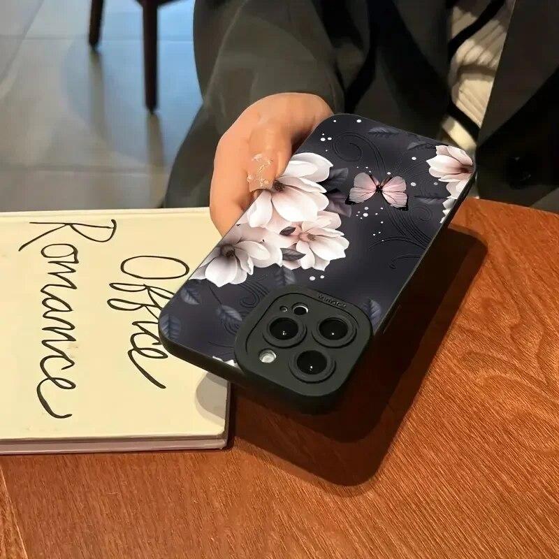 Módní krásný animovaný telefon pro Iphone 14 Pro 8 X Mini 6 XS Max 7 Plus 12 XR 13 11 6s TPU silikonový rovný měkký silikonový kryt