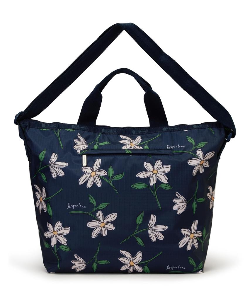 DELUXE EASY CARRY TOTE 4360 Floral Blooms Navy [LeSportsac] [Official] / /