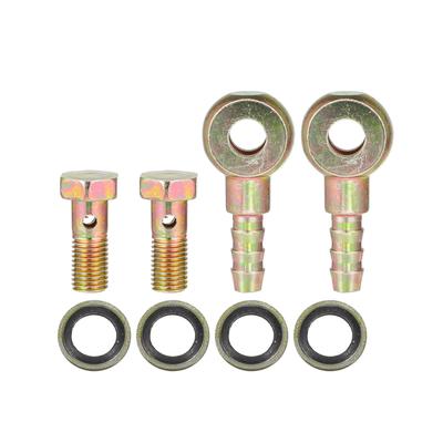 A ABSOPRO Banjo Bolt Banjo Hose Barb Bolt Fitting Brake Line Fitting Adapter Fitting