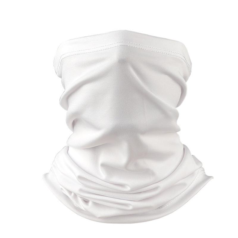 UV Protection Ice Silk Face Cover Neck Tube Outdoor Use Active Bandana Scarf Breathable Hiking Scarf Neck Gaiter Bandana