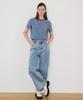 COVERNAT WOMAN Wide Denim Pants Light Blue