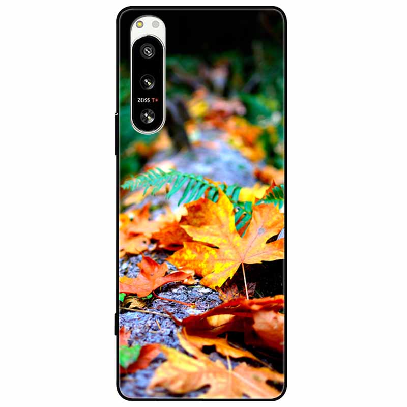 For Sony Xperia 5 IV / 1 IV Case 10IV Soft Silicone Flower Phone Back Cases For Sony Xperia 10 IV V Cover 5IV TPU Bumpers 10V Xperia 10 IV