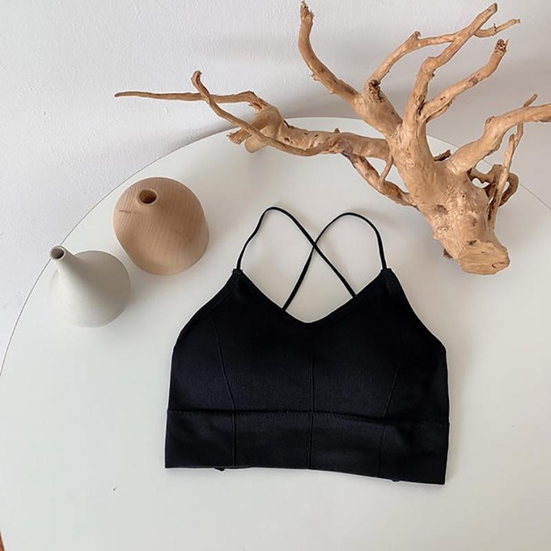 Biustonosz sportowy Fitness Top Biustonosze oddychające Biustonosz sportowy damski z ramiączkami krzyżowymi Top Biustonosz sportowy push-up Biustonosz sportowy Gym Crop Top Biustonosz