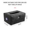 Multifunctional Leather Tissue Box Car Folding Tissue Box For Volkswagen VW Scirocco GOLF MK6 Polo Tiguan PASSAT Car Accessories