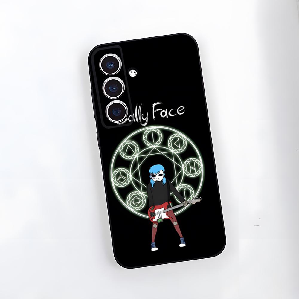 S-Sally Face Game Phone Case For Samsung S26 S25 Plus S20 S20 Plus S22 Ultra S23 FE S21 Plus S21 Ultra Soft Cover