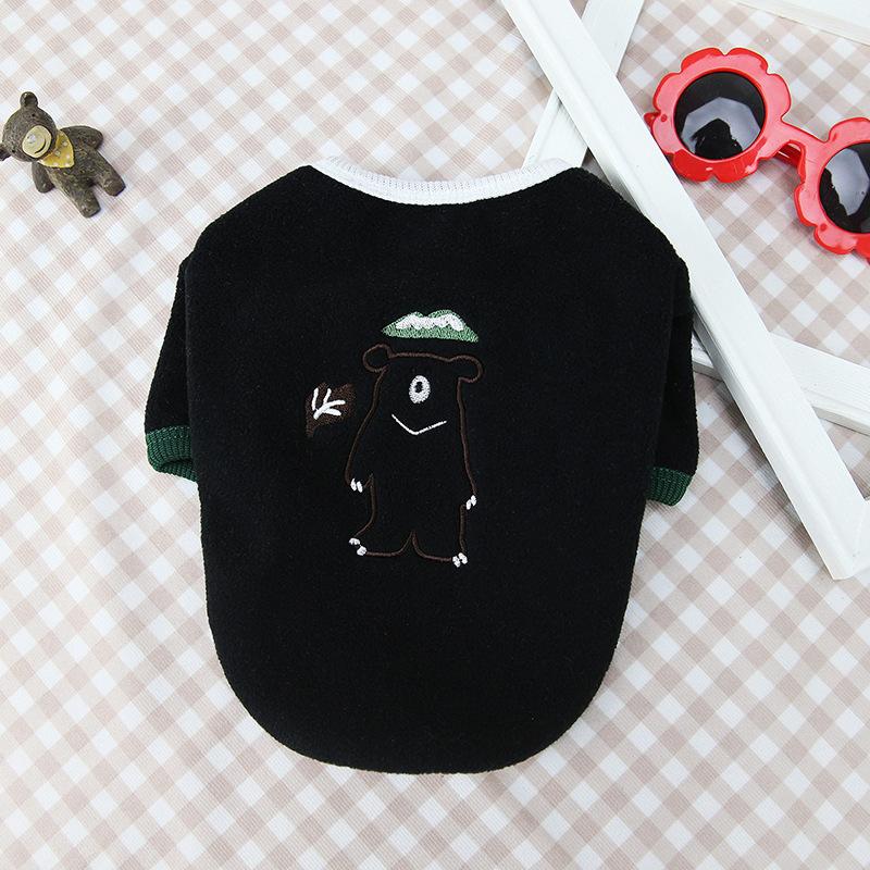 

Одежда для домашних животных, одежда и одежда для собак, новинка 21, медвежья двуногая плюшевая куртка Тедди VIP Bibear, милая одежда чёрный