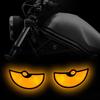 Scheinwerfer für Auto 2-teilig Hell Energiesparend Fahrzeugzubehör Automobil Fenster Augenlampe für LKW Wohnmobil SUV Limousine Fenster
