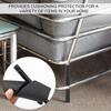 4pcs Bed Frame Leg Covers, Outer Diameter 1.97 Inch Toe Protectors for Furniture Bendable Bed Leg Protectors Bed Feet Guards, Keeping Your Toes from