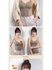 Ladies' Thermal Vest: Double-Sided Brushed Velvet, Seamless Lace, Chest Padding, Plus Size, Autumn/Winter Warmth
