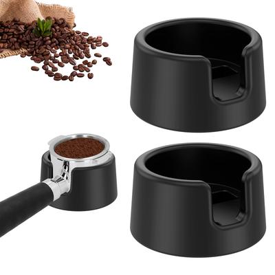 2Pcs Coffee Tamper Base for ES601 Espresso Machine Anti Slip Silicone Portafilter Holder Improves Tamping Stability Cafe Machine