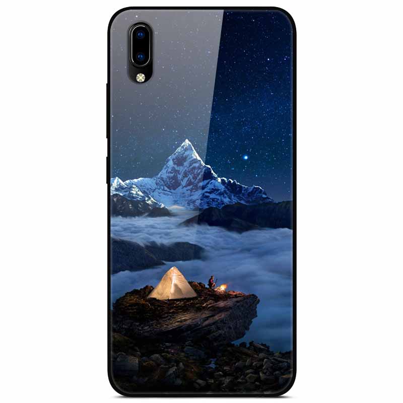 Für vivo V17 Hüllen V17 Pro Gehärtetes Glas Harte Rückseite Für Vivo V15 Pro Handyhülle Coque Für Vivo X50 Pro Lite Hülle X 50Lite