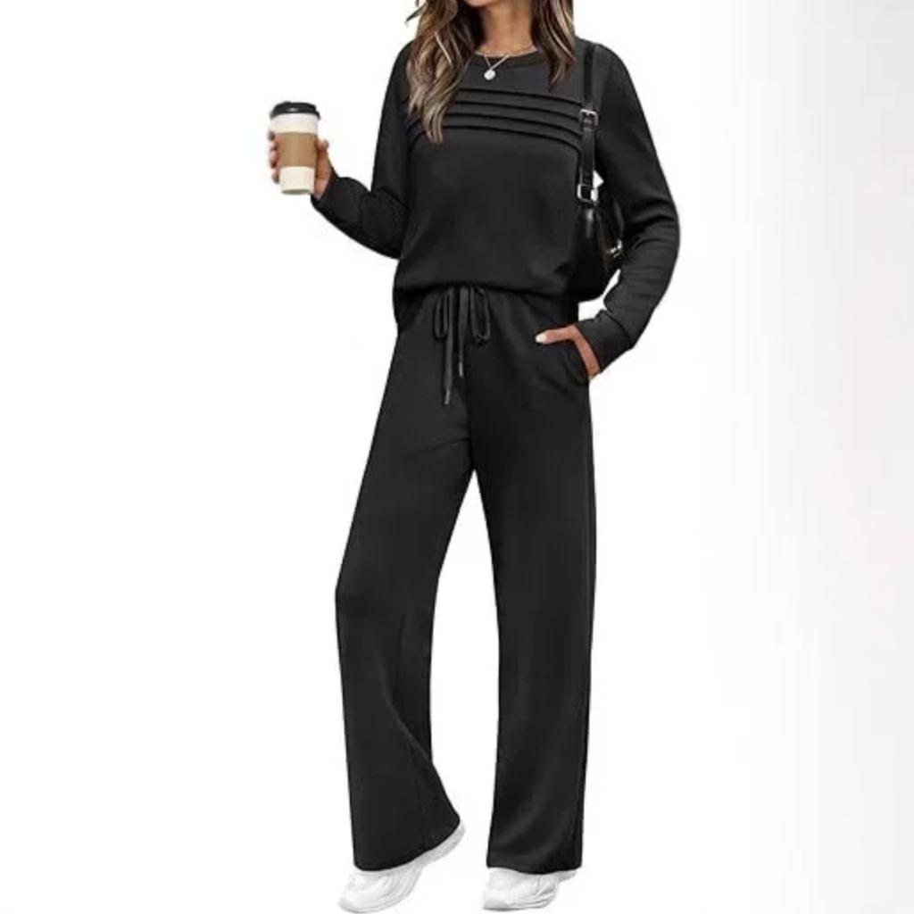 Plus Size Women's Fashion Long Sleeve Long Pants Set Casual Two-Piece Suit New Autumn Collection Comfortable Sets